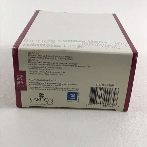 Carlton Cards Christmas Ornament 57 Chevy Bel-Air Fuel Injection Chevrolet Chevy - Picture 6 of 6